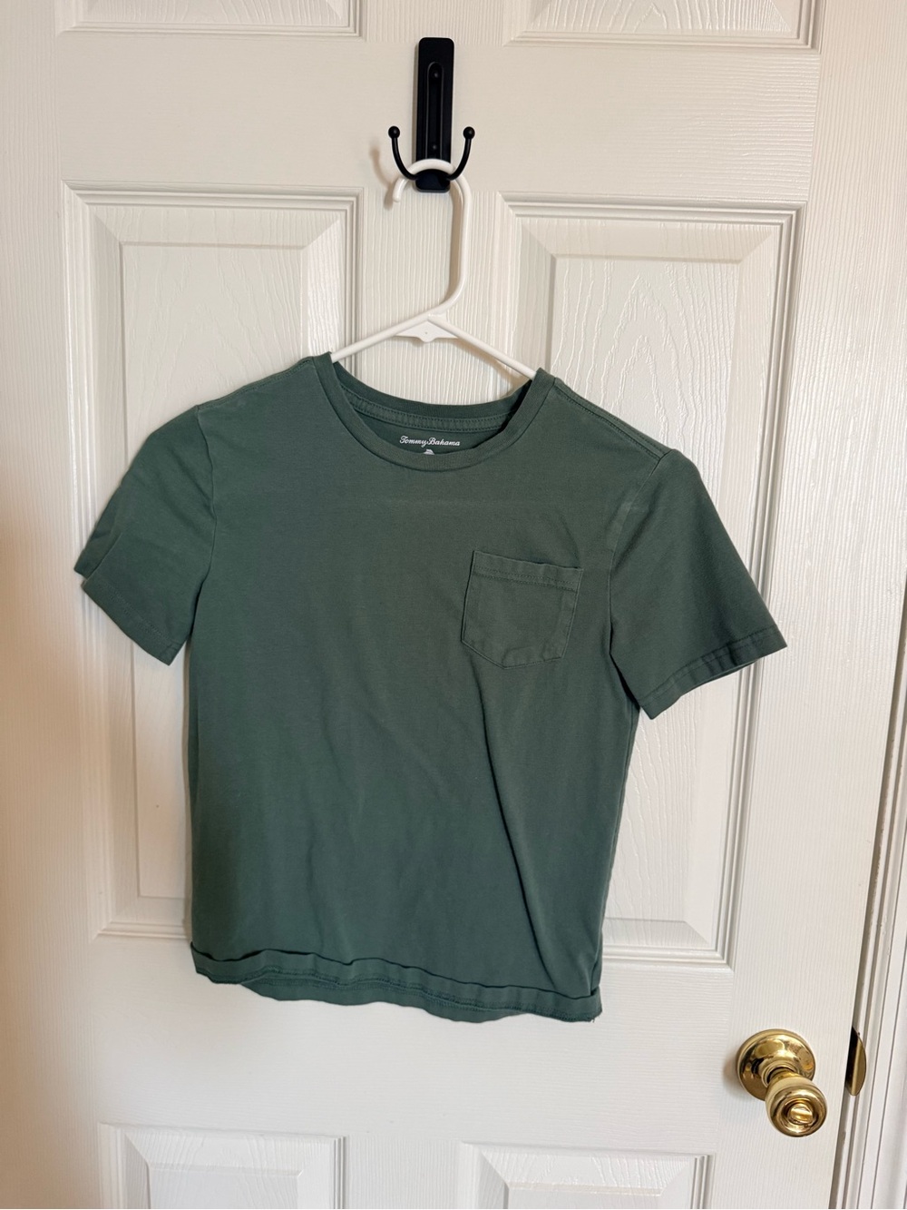 Tommy Bahama Boys Green Short Sleeve Pocket Tee